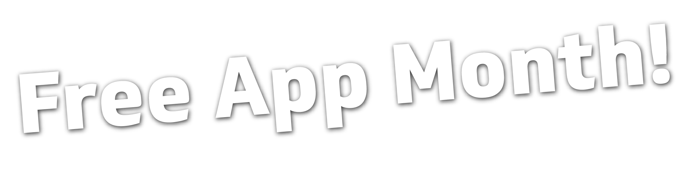 Free App month logo